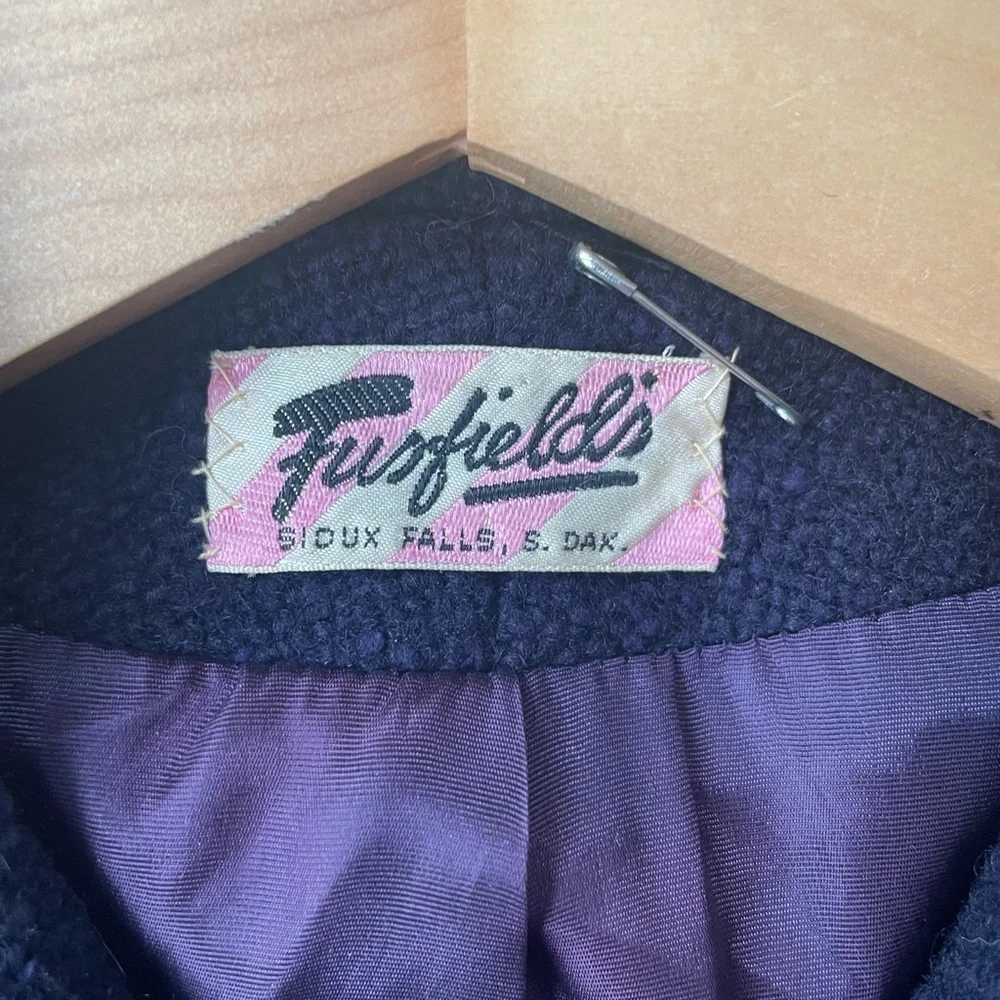 Vintage Union Label Wool Pea Coat - Picture 7 of 12